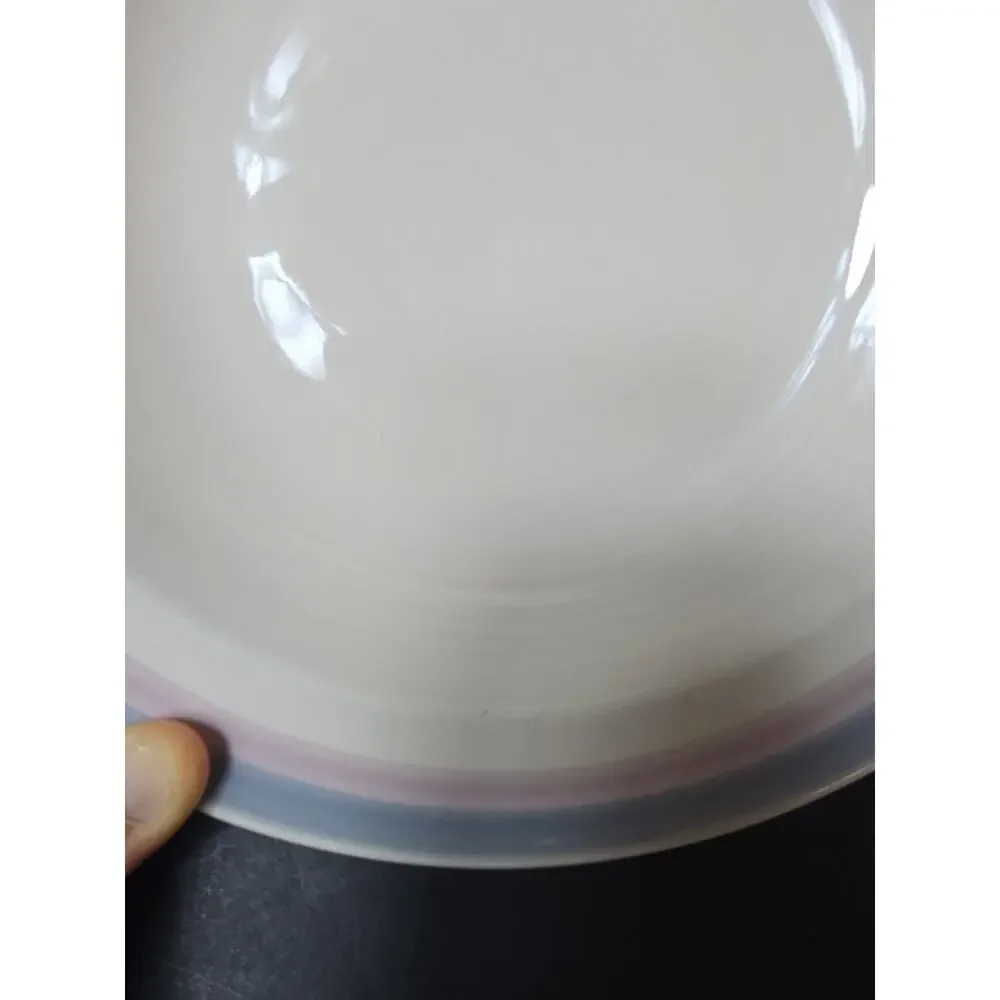 2 Pfaltzgraff Aura Pink Pasta Bowls - 10” Discontinued (Read Description)